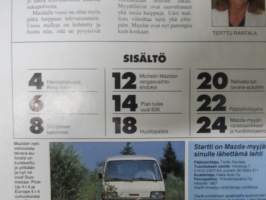 Startti - Mazda -asiakaslehti 1987 nr 3, mm. Riitta Salin