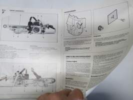 Husqvarna 50 Rancher motorsåg bruksanvisning -moottorisaha, käyttöohjekirja, ruotsinkielinen
