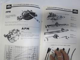 Trico tuulilasin laitteita ja varusteita 1966 -tuoteluettelo