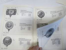 Trico tuulilasin laitteita ja varusteita 1966 -tuoteluettelo
