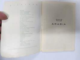 Arabia - Tervetuloa Arabiaan / Välkommen til Arabia -työhötulijan opaskirjanen