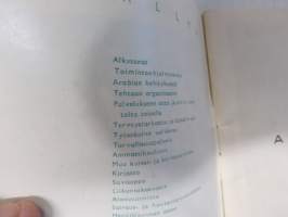 Arabia - Tervetuloa Arabiaan / Välkommen til Arabia -työhötulijan opaskirjanen