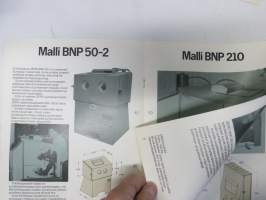 Zero Blast-n-peen Operational and parts service manual -kuulapuhalluskone, käyttöohjekirja + varaosaluettelo + kytkentäkaavio + erillinen opaskirja suomeksi
