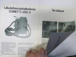 Zero Blast-n-peen Operational and parts service manual -kuulapuhalluskone, käyttöohjekirja + varaosaluettelo + kytkentäkaavio + erillinen opaskirja suomeksi