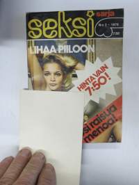 Seksi sarja 1978 nr 2 Lihaa piiloon  - seksi / eroottinen lukemisto, pokkari