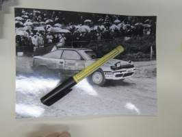 Carlos Sainz &amp; Luis Moya - Lombard RAC Rally 1990, ralli -valokuva / rally photo