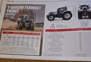 valtra T-sarja 155-271 hv traktori myyntiesite.