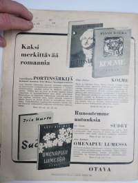 Suomen Kuvalehti 1944 nr 48, 2.12.1944, Puhdetyöt käyntiin - Kotilieden piirustusmalleja, Yhteiskunnan sairas sydän, Churchill,  Onko Ruijan suomalaisten satu loppu