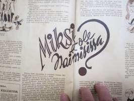 Suomi Filmin Uutisaitta 1942 nr 7, Kansikuva Irma Seikkula - Synnin puumerkki, Rautakruunu, Me pyydämme tanssiin, Hänen poikansa, Filmileirin elämää Urjala, ym.
