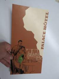 Palace Hotel A la Carte -ruokalista