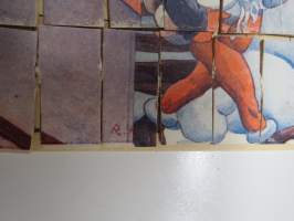 Opi leikkien palapeli S2-peli sanaluokkaharjoitus (48 palasta, Kertomus - Koiranpennut - laatinut Inkeri Laurinen - kuvitus Rudolf Koivu - kuori ja kannet Martta