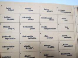 Opi leikkien palapeli S2-peli sanaluokkaharjoitus (48 palasta, Kertomus - Koiranpennut - laatinut Inkeri Laurinen - kuvitus Rudolf Koivu - kuori ja kannet Martta