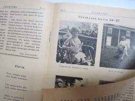 Pääskynen 1927 nr 4, Miina Sillanpää, Kertomus Elin Munsterhjelm, ajanvietettä ym. -lastenlehti