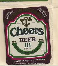 Cheers III Beer  olutetiketti