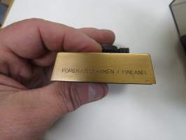 SYP - Suomen Yhduspankki -pöytämitali / harkko - annettu lahjaksi; Suomen Sotaveteraanilitto ry 30 vuotta 29.9.1997