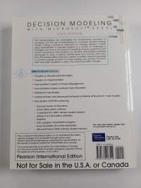Decision modeling with Microsoft Excel