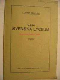 Vasa svenska lyceum läseåret 1926-1927