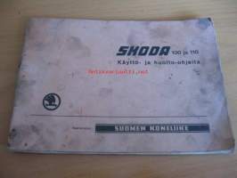 Skoda 100 110 käyttö- ja huolto-ohjeita