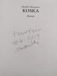 Koska : runoja (signeerattu)