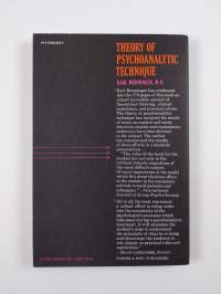 Theory of psychoanalytic technique