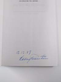 Jag drar mig till minnes... : Kommunalpolitiska hågkomster nedtecknade av Hilding Rosenström (signeerattu)