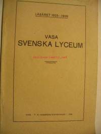 Vasa svenska lyceum läseåret 1925-1926