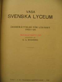 Vasa svenska lyceum läseåret 1925-1926