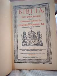 BIBLIA, Se on Pyhä Raamattu Suomeksi - 1942 juhlapsinos.