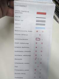 Kangasniemi Haja-asutusalue osooitekartta 1:50 000 Karttakeskus 1993 -kartta