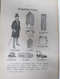 Livre illustré pour les enfants - Partie française -kirja 67. painos vuodelta 1918, huomaa vielä Pietariin (St. Petersburg) M.O. Wolff´in kirjakauppa / -kustantamo