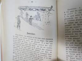 Livre illustré pour les enfants - Partie française -kirja 67. painos vuodelta 1918, huomaa vielä Pietariin (St. Petersburg) M.O. Wolff´in kirjakauppa / -kustantamo