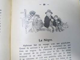 Livre illustré pour les enfants - Partie française -kirja 67. painos vuodelta 1918, huomaa vielä Pietariin (St. Petersburg) M.O. Wolff´in kirjakauppa / -kustantamo