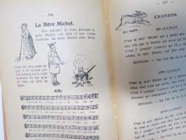 Livre illustré pour les enfants - Partie française -kirja 67. painos vuodelta 1918, huomaa vielä Pietariin (St. Petersburg) M.O. Wolff´in kirjakauppa / -kustantamo