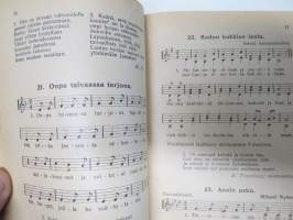 Laulukirja - Koulun ja kodin lauluja, Koululaisen musiikkioppi, Soittimet, Yhtyeet ym.