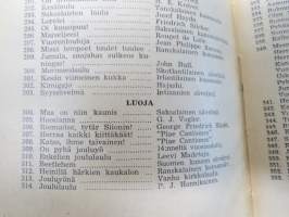 Laulukirja, kuvitusta Rudolf Koivu