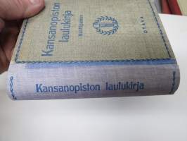 Kansanopiston laulukirja - nuottipainos
