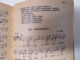 Kansanopiston laulukirja - nuottipainos