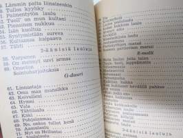 Valistuksen laulukirja, nuottipainos, sisältää nuottioppi-osuuden alussa