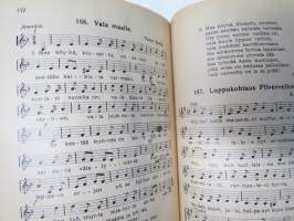 Nuorten laulukirja ja koululaisen musiikkitieto, kansikuvitus Martta Wendelin