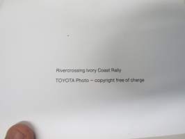 Toyota - Rivercrossing Ivory Coast Rally -valokuva / rally photo