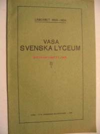 Vasa svenska lyceum läseåret 1923-1924
