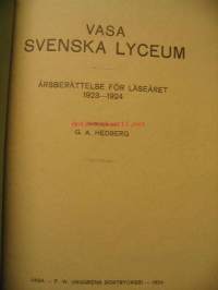 Vasa svenska lyceum läseåret 1923-1924