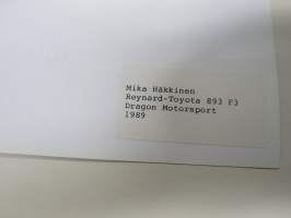Mika Häkkinen - Reynard-Toyota 893 F3 Dragon Motorsport Formula  -valokuva / rally photo