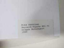 Mika Häkkinen - Reynard-Toyota 893 F3 Dragon Motorsport Formula  -valokuva / rally photo