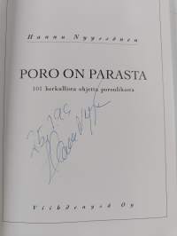 Poro on parasta : 101 herkullista ohjetta poronlihasta (signeerattu)