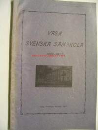 Vasa svenska samskola - Redogörelse för verksamheten under läsåret 1926-1927