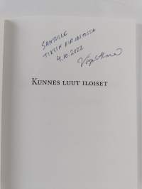 Kunnes luut iloiset (signeerattu, tekijän omiste)