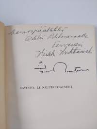 Ravinto- ja nautintoaineet : mitä myyjän tulee tietää ruoka-, herkku- ja siirtomaantavaroista (signeerattu)