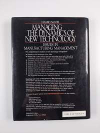 Managing the dynamics of new technology : issues in manufacturing management
