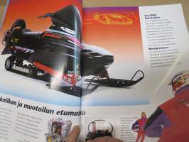 Lynx moottorikelkka 1995 -myyntiesite / snow scooter brochure